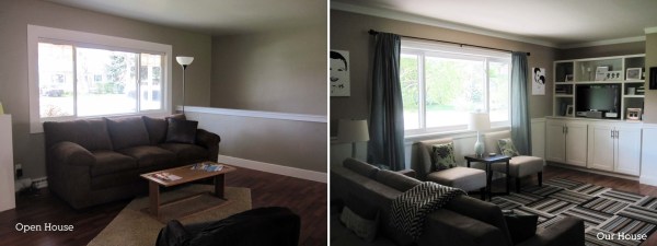 Compare and COntrast Living Room North End