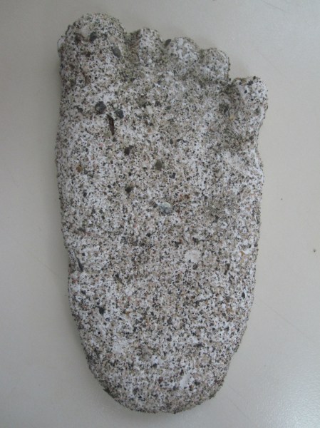 Poured Plaster Feet Everett's