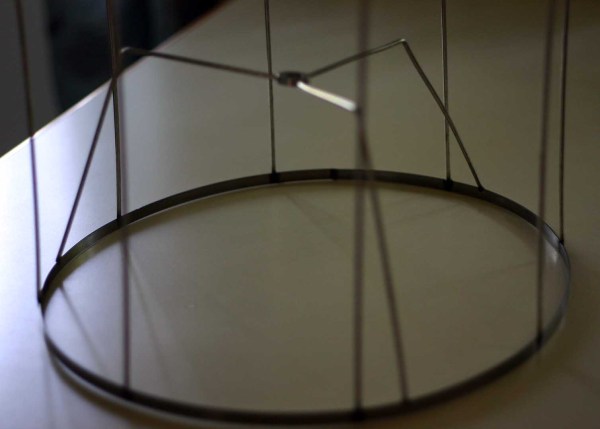 Bird Pendant Lampshade Before