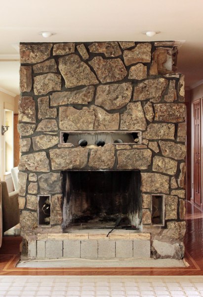 Fireplace Rock Removal Overall