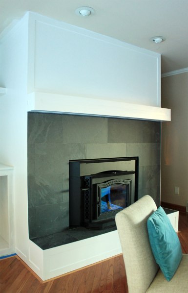 New Fireplace Surround from Side