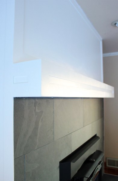 New Fireplace Surround Mantel Detail