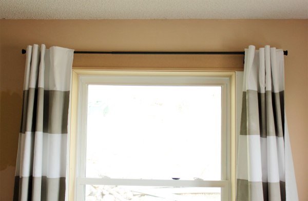 New Window Trim With Curtains