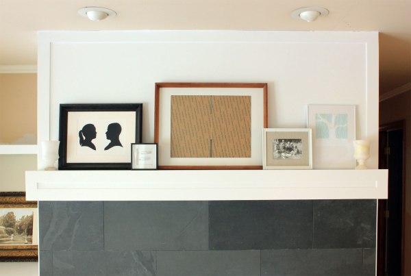 Final Mantel Arrangement Detail