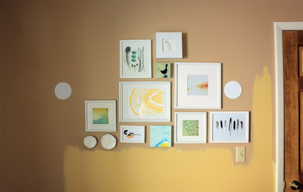 Guest Room Without Sconces Gallery Wall