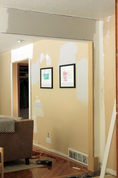 Framed-Door-Sheetrock