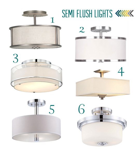 Semi-Flush-Light-Options