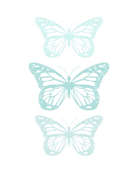 Spring-Butterfly-Aqua