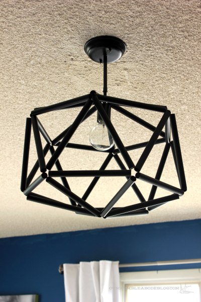 PVC-Pendant-in-Master-Bedroom-Detail