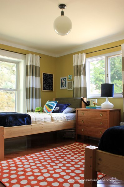 Ikea-Dot-Rug-in-Boys-Room