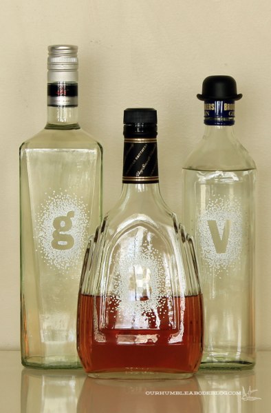 Bar-Bottles-with-Inital-Labels-Three