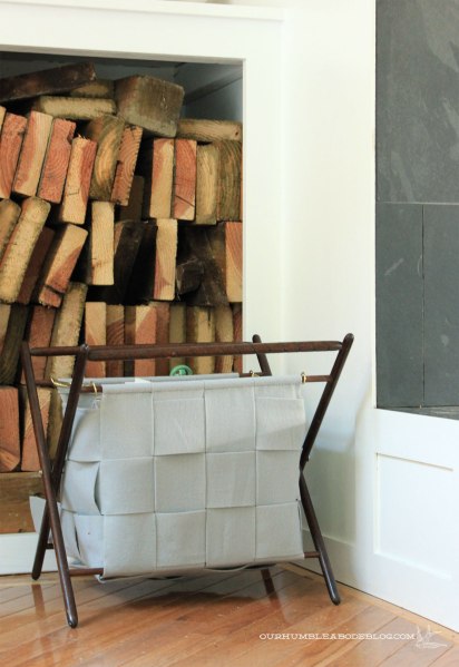 Woven-Newspaper-Basket-by-Wood-Box-from-Side