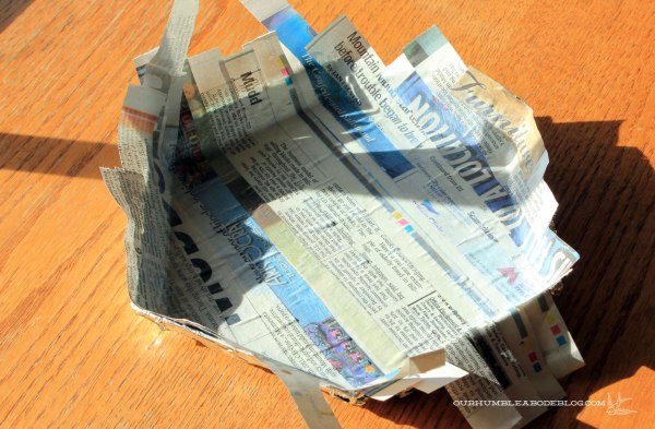 Paper-Mache-Key-Tray-Layer-1