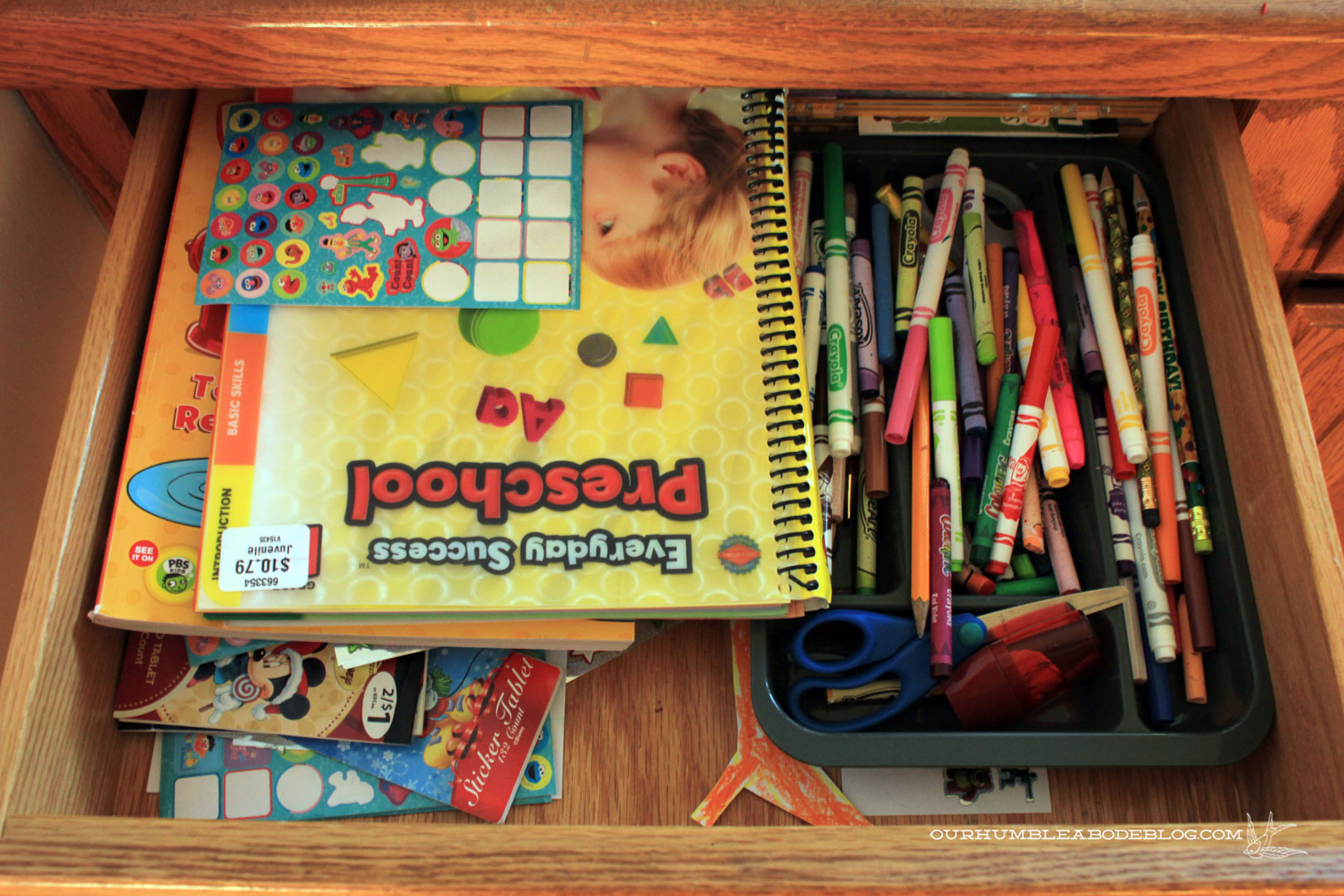 Boys-Coloring-Supply-Drawer-Before