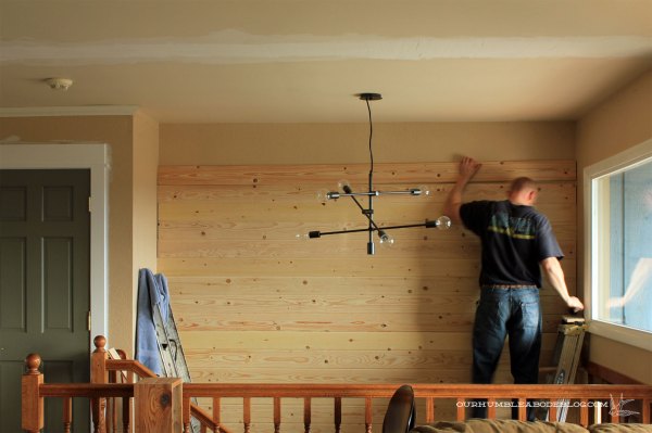 Tongue-and-Groove-Entry-Wall-Install