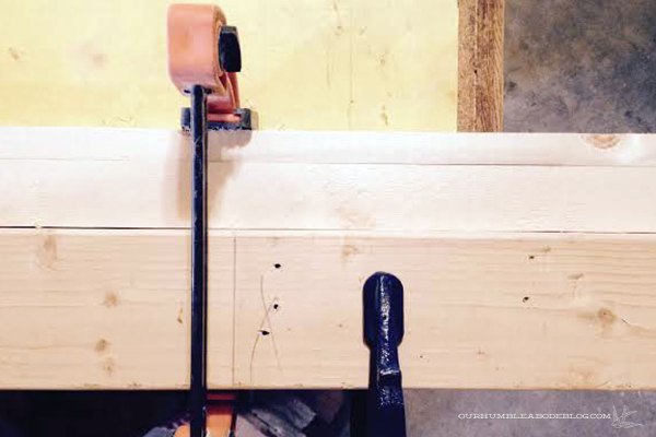 DIY-Picture-Frame-Clamped-Before-Router