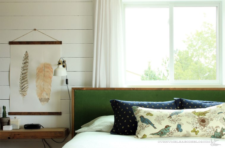 blue-pillow-shams-on-bed