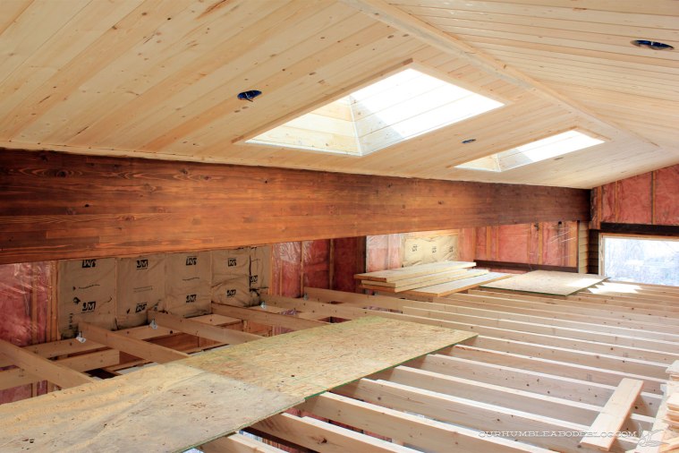 pool-house-beam-stained-with-skylights