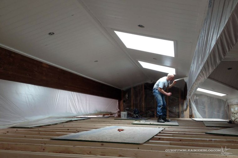 Pool-House-Ceiling-Peeling-Plastic