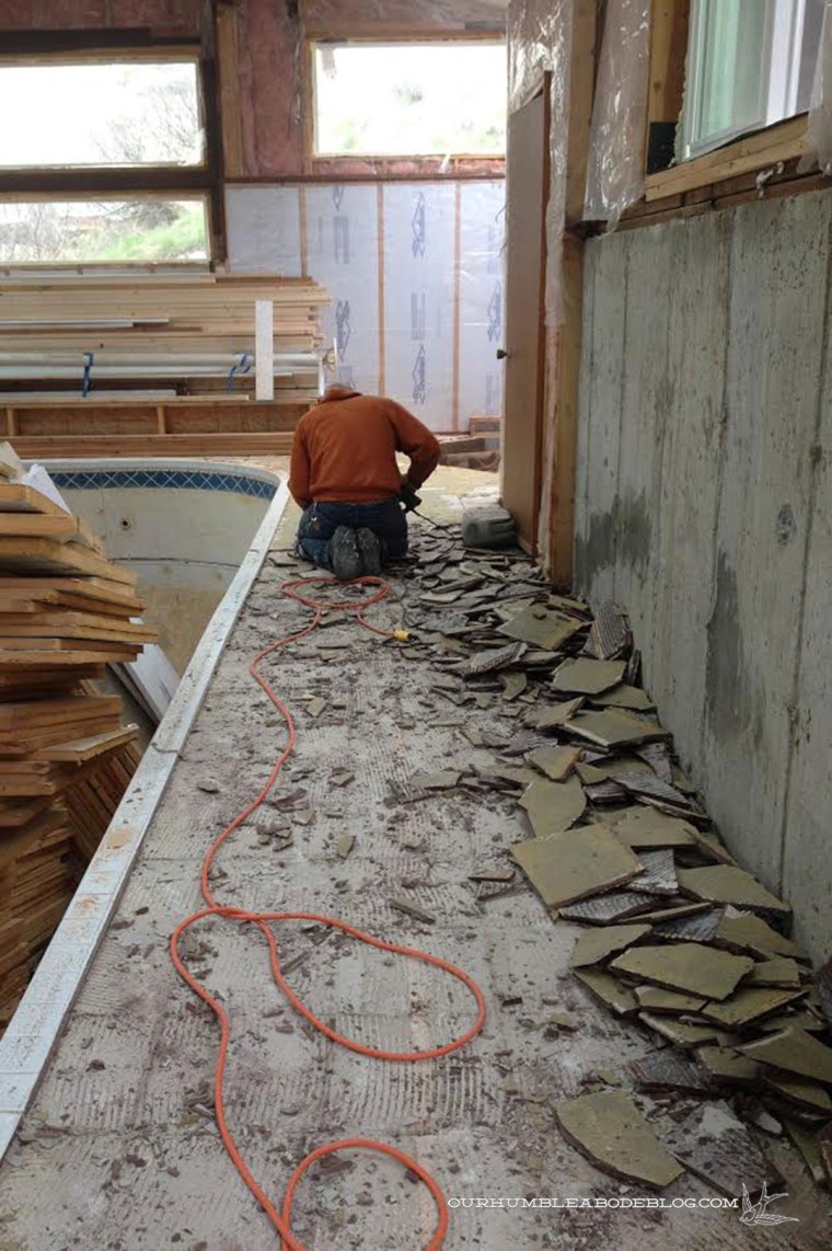 Pool-House-April-Progress-Chipping-Tile