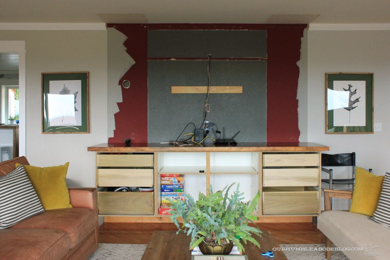 Entertainment-Center-Building-After-Day-1