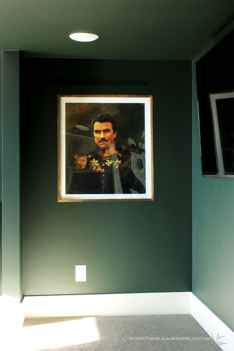 Walnut-Framed-Tom-Selleck-Print