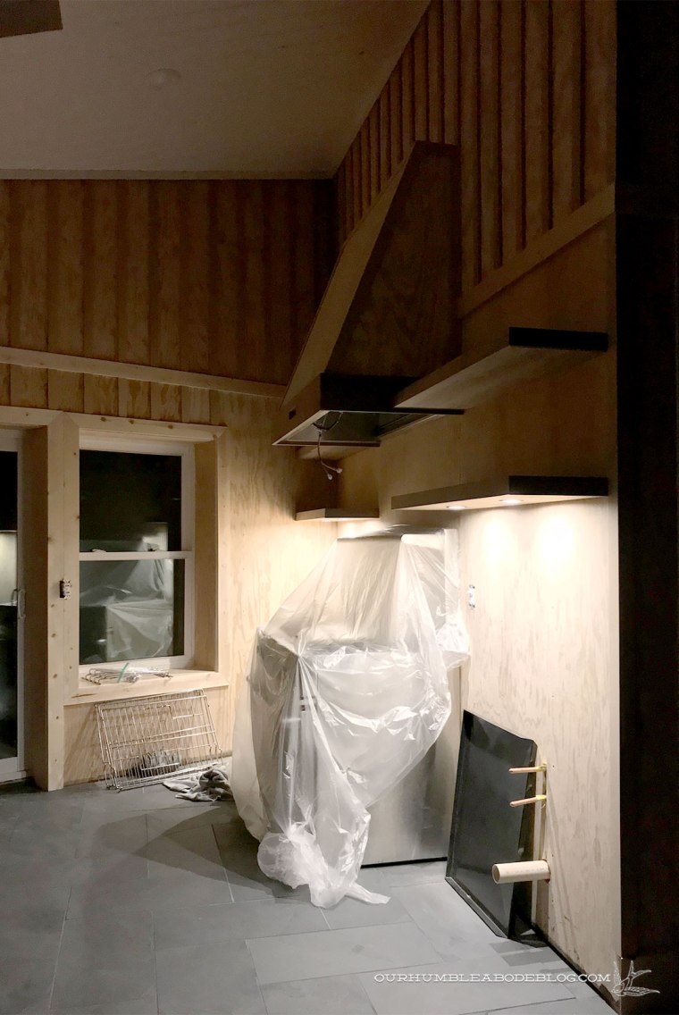 Pool-House-Kitchen-Shelf-Lights-On