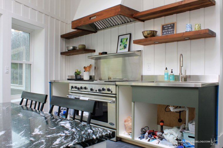 Pool-House-Kitchen-Cabinets-Picking-Green