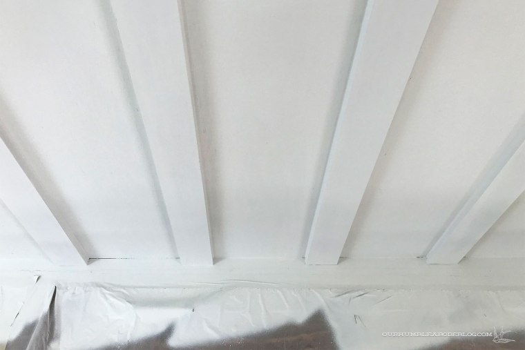 Priming-Pool-House-Walls-Masked-Bench-Detail